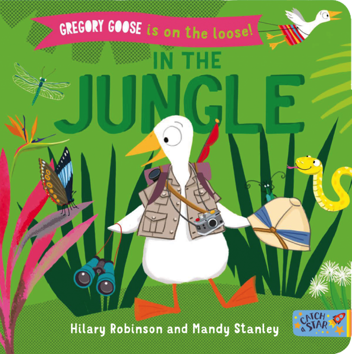 Book cover for Gregory Goose in the Jungle.